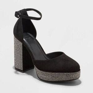 A New Day Rhinestone Heels - Size 8